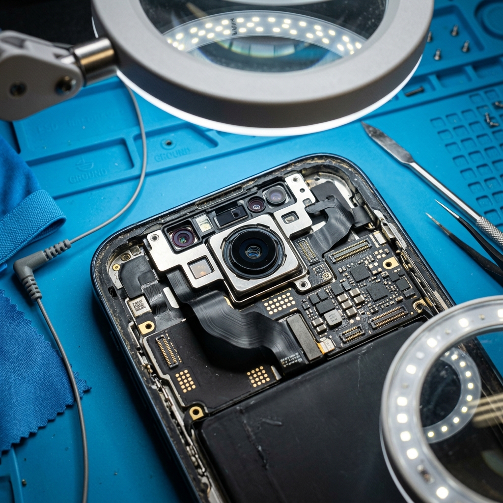 Face ID and camera sensor array