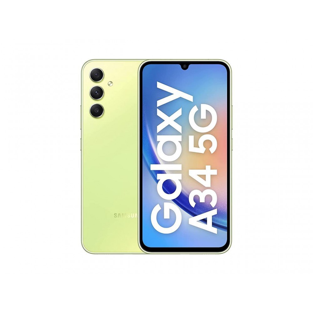 Samsung Galaxy A34 Dual-SIM 128GB ROM + 6GB RAM Factory Unlocked 5G Smartphone Samsung Galaxy A34 Dual-SIM 128GB ROM + 6GB RAM Factory Unlocked 5G Smartphone