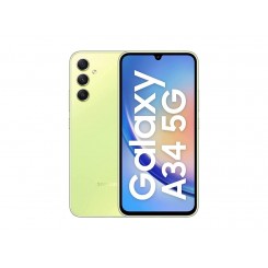 Samsung Galaxy A34 Dual-SIM 128GB ROM + 6GB RAM Factory Unlocked 5G Smartphone Samsung Galaxy A34 Dual-SIM 128GB ROM + 6GB RAM Factory Unlocked 5G Smartphone