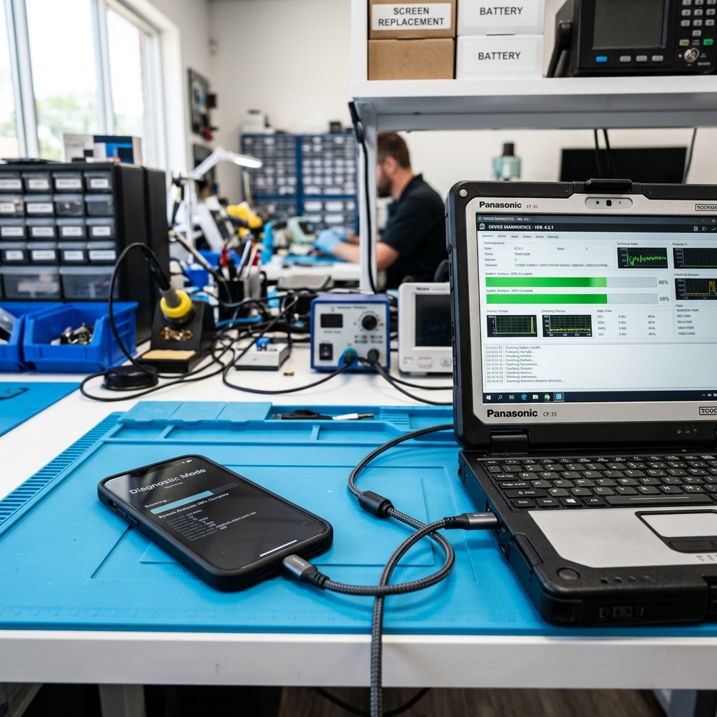 Software diagnostic running